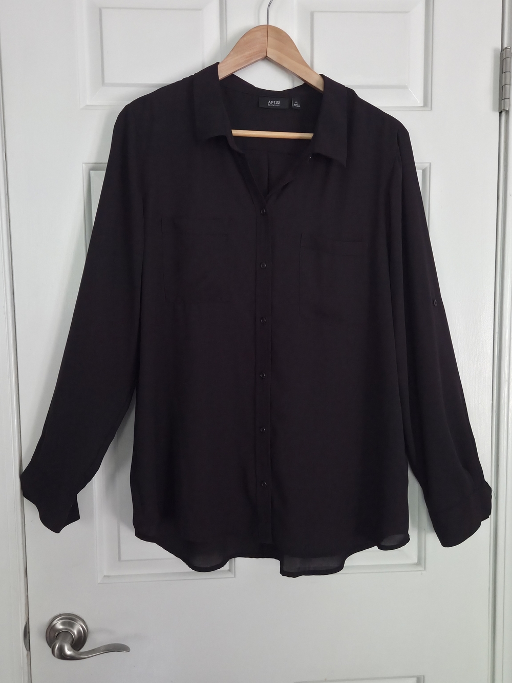 Apt. 9 Plum Button-Up Shirt